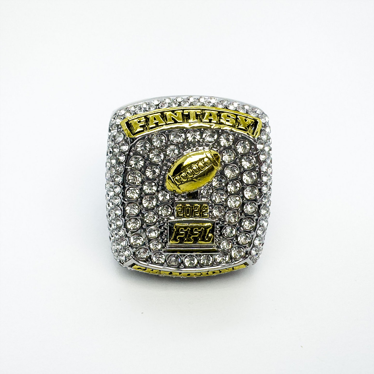 Fantasy Football Championship Ring 2022 - Iced Out