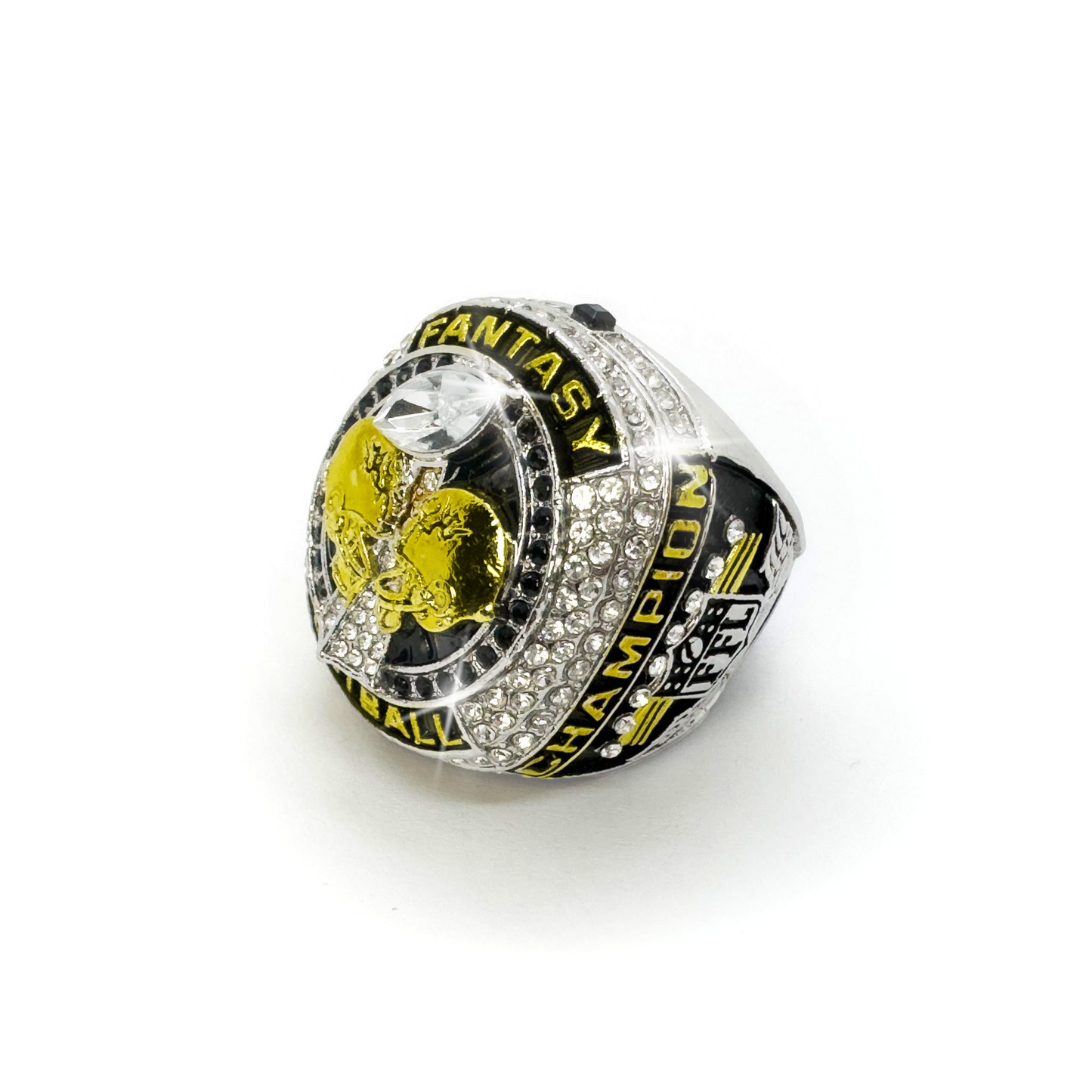Fantasy Football Championship Ring 2023 - Schwarz / Ice
