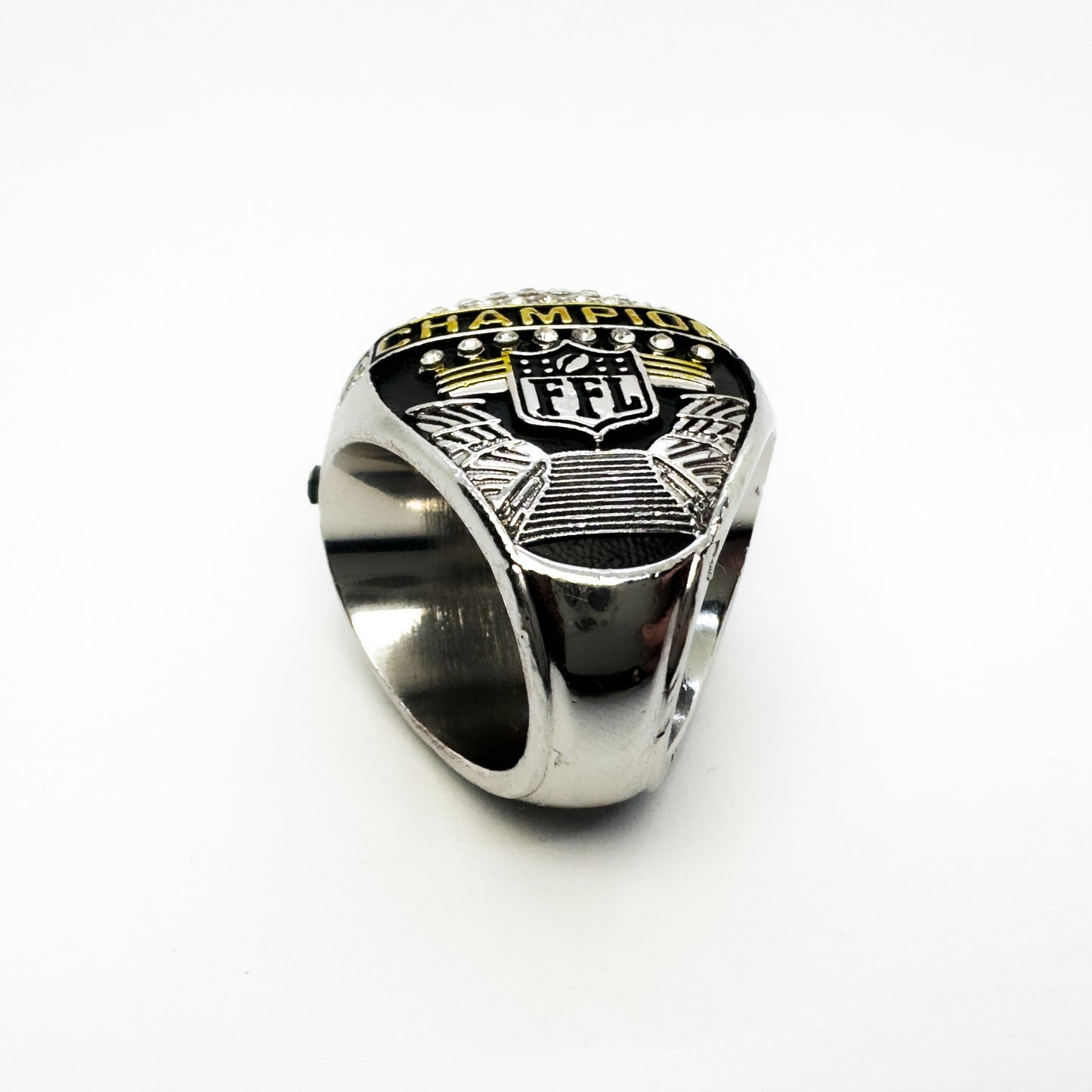 Fantasy Football Championship Ring 2023 - Schwarz / Ice