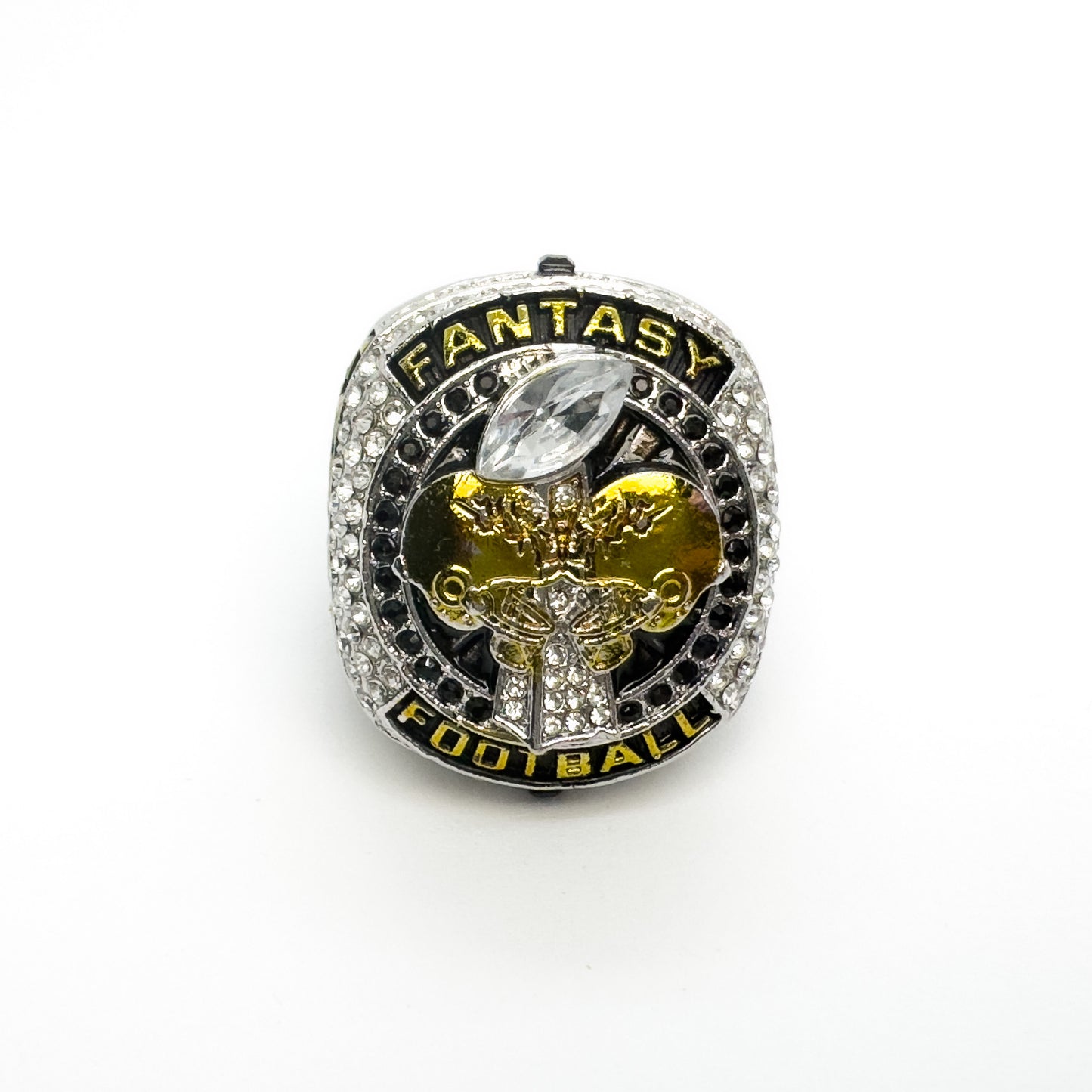 Fantasy Football Championship Ring 2023 - Schwarz / Ice