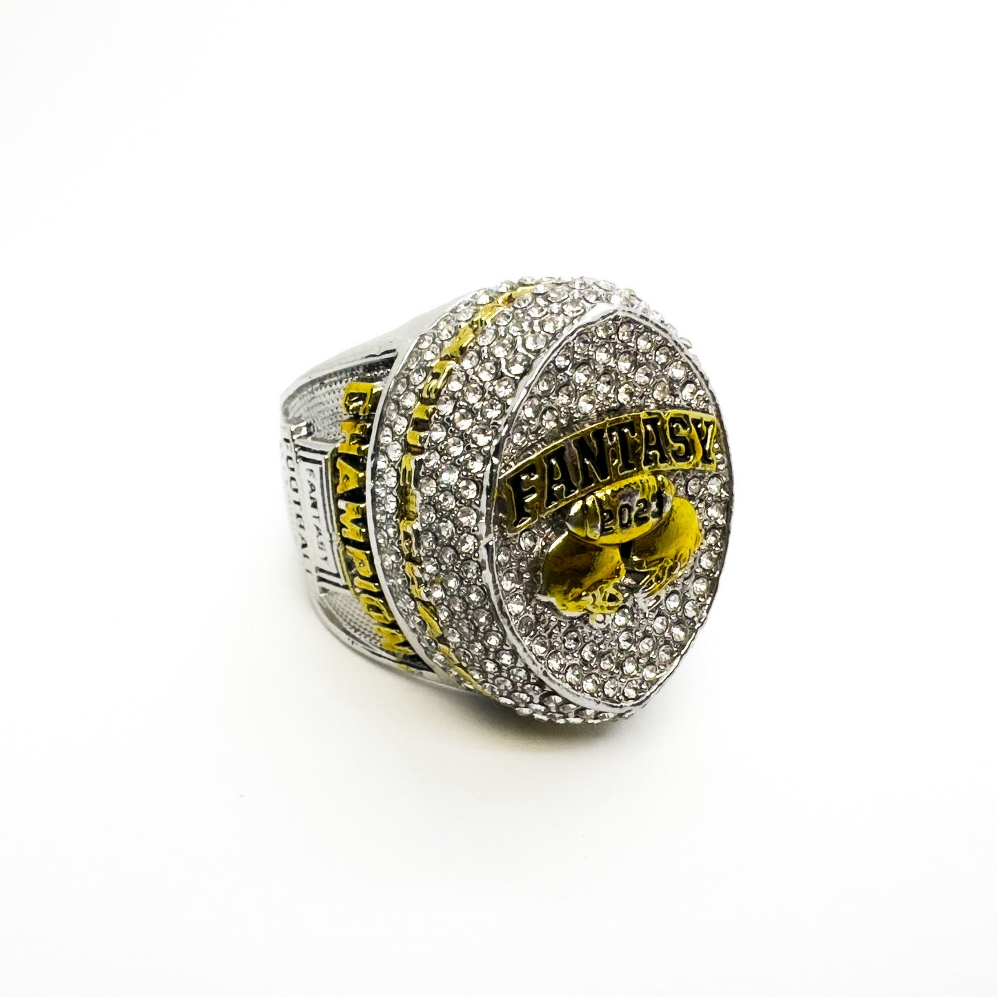 Fantasy Football Championship Ring 2023 - Iced Out