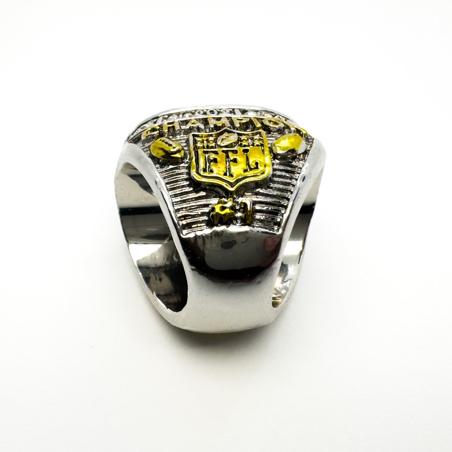 Fantasy Football Championship Ring 2021 - Silber / Gold