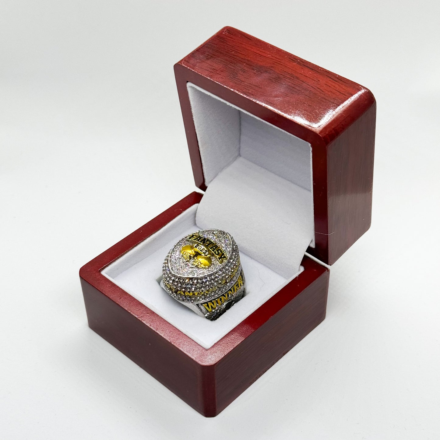 Fantasy Football Championship Ring 2023 - Iced Out