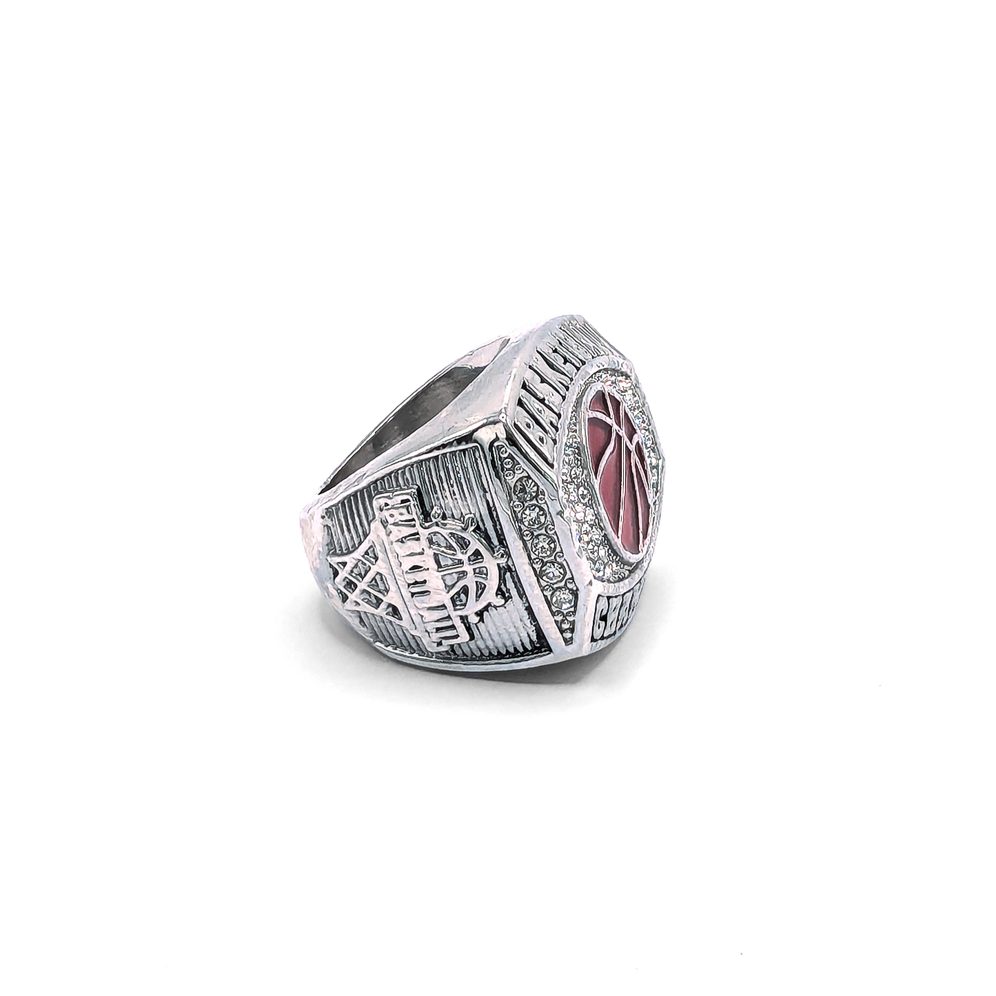 Basketball Championship Ring - Silber