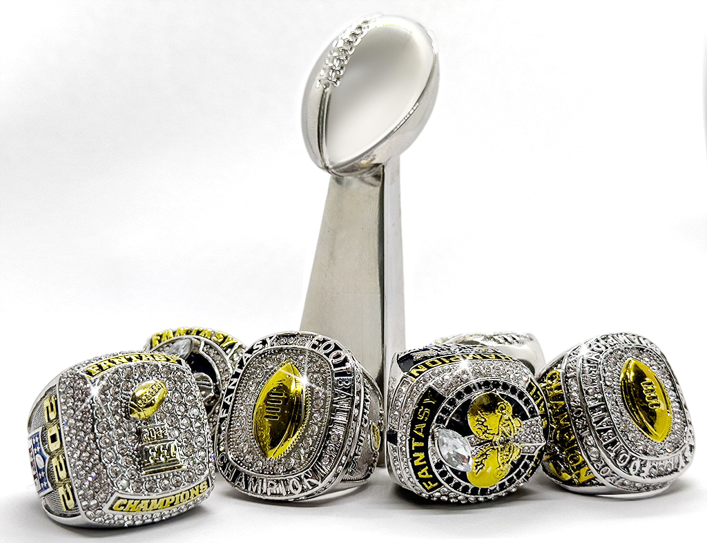 Ringe und Trophäe