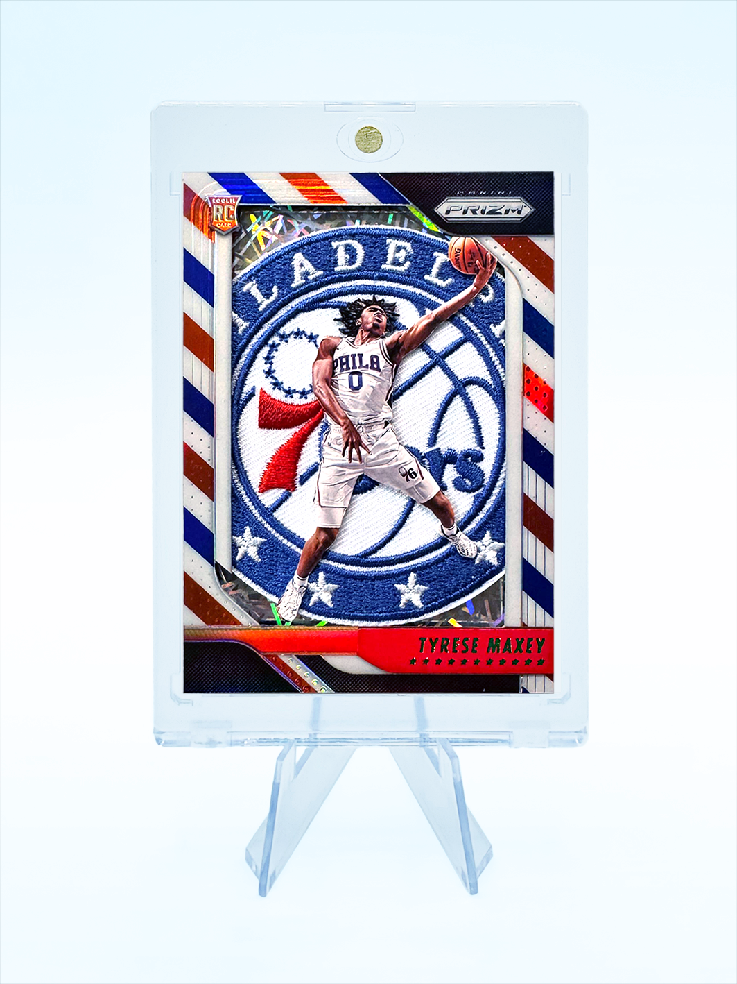 Tyrese Maxey – Philadelphia 76ers - Art Card by Trophy Zone